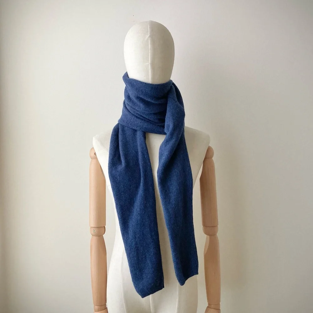 joodito 100% cashmere wraparound scarf upcycled sweater wrap oversize neckwarmer - Picture 2 of 10